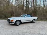 Gebraucht Mercedes SL350 200 PS (147 kW) 1973 Weiß Cabrio
