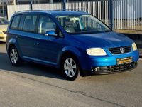 Gebraucht VW Touran Highline 101 PS (74 kW) 2004 Blau Van / Kleinbus
