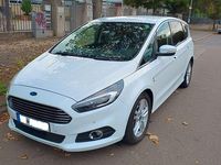 Gebraucht Ford S-MAX Titanium 179 PS (131 kW) 2017 Weiß Van / Kleinbus
