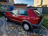 gebraucht VW Golf II GTD H-Kennzeichen Turbodiesel 1986 metallic rot 1. Hand