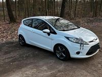 Gebraucht Ford Fiesta Trend 82 PS (60 kW) 2009 Weiß Kleinwagen