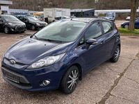 Gebraucht Ford Fiesta Trend 82 PS (60 kW) 2011 Blau Kleinwagen