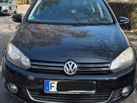 Gebraucht VW Golf VI Highline 122 PS (89 kW) 2010 Schwarz Kleinwagen