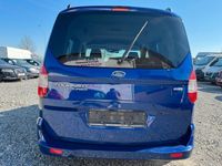 Gebraucht Ford Tourneo Courier Titanium 101 PS (74 kW) 2015 Blau Van / Kleinbus