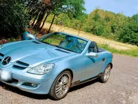 Gebraucht Mercedes SLK200 163 PS (119 kW) 2005 Silber Cabrio