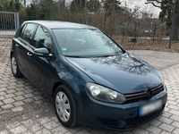 Gebraucht VW Golf VI 75 PS (55 kW) 2010 Blau Kleinwagen