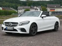 Gebraucht Mercedes C200 AMG 184 PS (135 kW) 2019 Weiß Cabrio