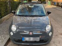 gebraucht Fiat 500C Cabrio 1.2L 69PS Faltdach TÜV + Service + Reifen NEU