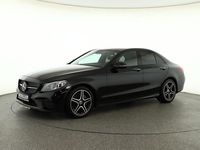 Gebraucht Mercedes C300 AMG line 245 PS (180 kW) 2019 Metalliclack obsidianschwarz Limousine