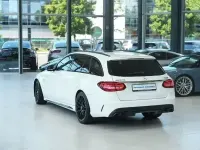 Gebraucht Mercedes C63 AMG AMG line 476 PS (350 kW) 2017 Polarweiss Kombi