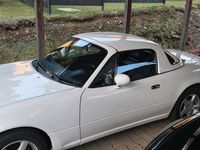 Gebraucht Mazda MX5 115 PS (84 kW) 1992 Weiß Cabrio