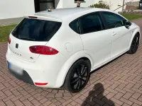 Usata Seat Leon FR 170 CV (125 kW) 2010 Bianco Utilitaria