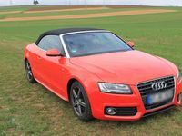 Gebraucht Audi A5 Cabriolet S-Line 211 PS (155 kW) 2009 Rot Cabrio