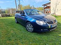 Usata VW Eos Edition 140 CV (102 kW) 2010 Blu Cabrio