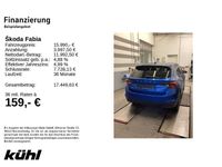 Gebraucht Skoda Fabia Tour 95 PS (69 kW) 2022 Blau Kleinwagen