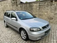 Gebraucht Opel Astra Njoy 101 PS (74 kW) 2003 Silber Kombi