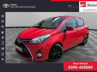 Gebraucht Toyota Yaris Lounge 99 PS (72 kW) 2015 Rot Kleinwagen