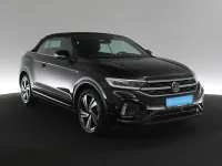 Gebraucht VW T-Roc Cabriolet R-line 150 PS (110 kW) 2022 Schwarz / deep black Cabrio