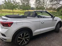Gebraucht VW T-Roc Cabriolet R-line 150 PS (110 kW) 2021 Weiß Cabrio