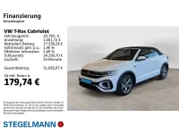 Gebraucht VW T-Roc Cabriolet R-line 150 PS (110 kW) 2025 Weiß Cabrio