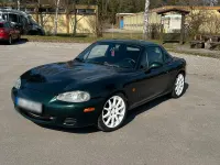Gebraucht Mazda MX5 110 PS (80 kW) 2002 Grün Cabrio