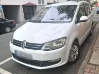 Gebraucht VW Sharan 150 PS (110 kW) 2018 Weiß Van / Kleinbus