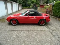 Gebraucht Mazda MX5 116 PS (85 kW) 1991 Rot Cabrio
