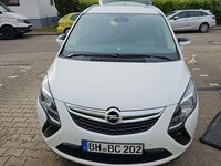Gebraucht Opel Zafira Tourer Edition 131 PS (96 kW) 2012 Weiß Van / Kleinbus