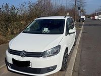 Gebraucht VW Touran Comfortline 105 PS (77 kW) 2014 Weiß Van / Kleinbus