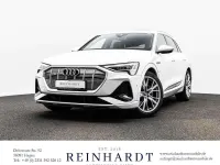 Gebraucht Audi e-tron S-Line 300 kW (408 PS) 2023 Gletscherweiß metallic SUV