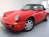 Gebraucht Porsche 911 Carrera 4 Cabriolet 250 PS (183 kW) 1991 Rot Cabrio