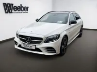 Gebraucht Mercedes C300e AMG line 194 PS (142 kW) 2021 Diamantweiss  metalliclack (metallic) Kombi