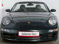 gebraucht Porsche 997 4 S Cabriolet Sonderfarbe Metallic Grün!