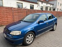 Gebraucht Opel Astra 101 PS (74 kW) 2002 Blau Limousine