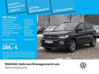 Gebraucht VW T-Cross R-line 110 PS (80 kW) 2022 Schwarz SUV