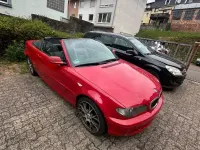 Gebraucht BMW 318 Cabriolet Sport Line 143 PS (105 kW) 2005 Rot Cabrio