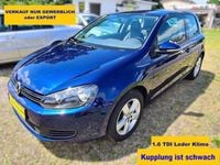 Gebraucht VW Golf VI Comfortline 105 PS (77 kW) 2010 Shadow blue metallic Kleinwagen