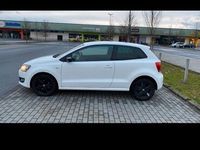 gebraucht VW Polo 6R 1,6 TDI Weiß Black line