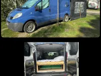 Gebraucht Renault Trafic 114 PS (83 kW) 2008 Blau Van / Kleinbus