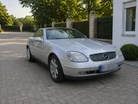 Gebraucht Mercedes SLK200 136 PS (100 kW) 1997 Silber Cabrio