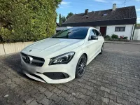 Gebraucht Mercedes CLA180 AMG line 122 PS (89 kW) 2018 Weiß Coupé