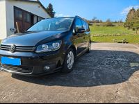 Gebraucht VW Touran Match 140 PS (102 kW) 2012 Schwarz Van / Kleinbus