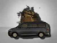 Neu VW California Beach 150 PS (110 kW) 2026 Starlightblue metallic / dach in schwarz Van