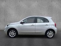 Gebraucht Nissan Micra Acenta 80 PS (58 kW) 2017 M) (silber Kleinwagen
