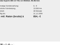 Gebraucht Skoda Superb Selection 150 PS (110 kW) 2022 Weiß Kombi