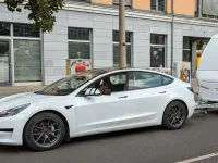 Usado Tesla Model 3 Standard Range Plus 242 kW (330 CV) 2021 Blanco Berlina