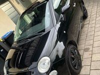 gebraucht Fiat 500 1.2 l schwarz mit Panoramadach