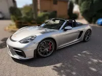 Gebraucht Porsche 718 Spyder 420 PS (308 kW) 2022 Silber Cabrio