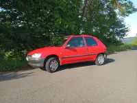 Gebraucht Peugeot 106 50 PS (36 kW) 2000 Rot Kleinwagen