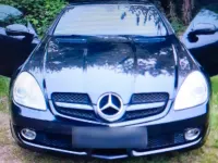 Gebraucht Mercedes SLK200 182 PS (133 kW) 2008 Schwarz Cabrio
